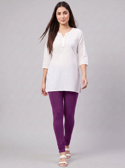 QT -  Churidar Leggings - Plum
