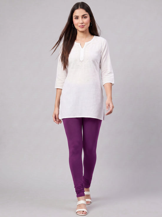 QT -  Churidar Leggings - Plum
