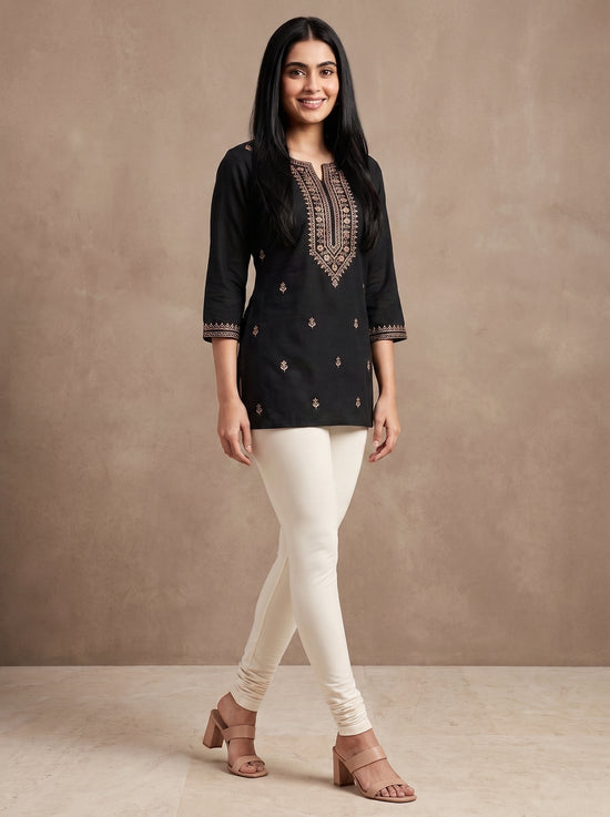 QT -  Churidar Leggings - Half White