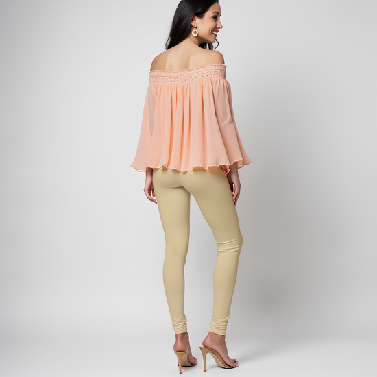 EMI -  Churidar Livaeco™ Viscose Leggings - Beige