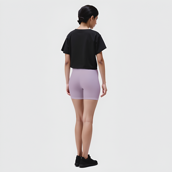 EMI -  High-Rise Livaeco™ Viscose Comfort Shorts – Lavender