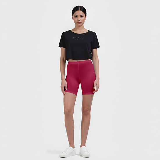 EMI -  High-Rise Livaeco™ Viscose Comfort Shorts – Fuchsia
