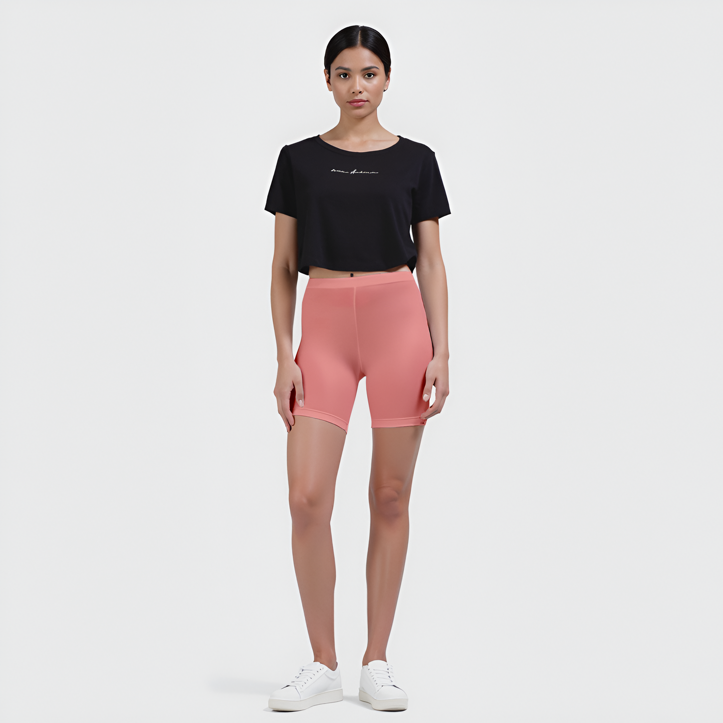 EMI -  High-Rise Livaeco™ Viscose Comfort Shorts – Sugar Coral