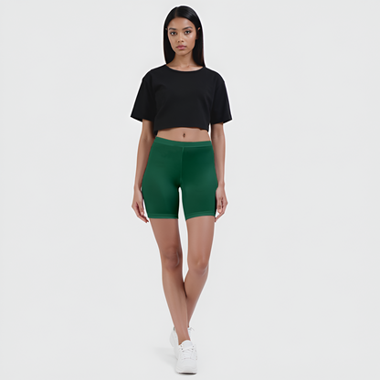 EMI -  High-Rise Livaeco™ Viscose Comfort Shorts – Bottle Green