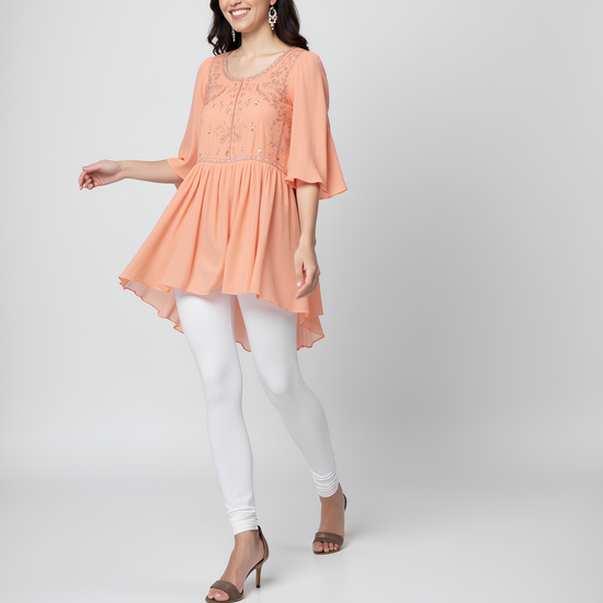 EMI -  Churidar Livaeco™ Viscose Leggings - White