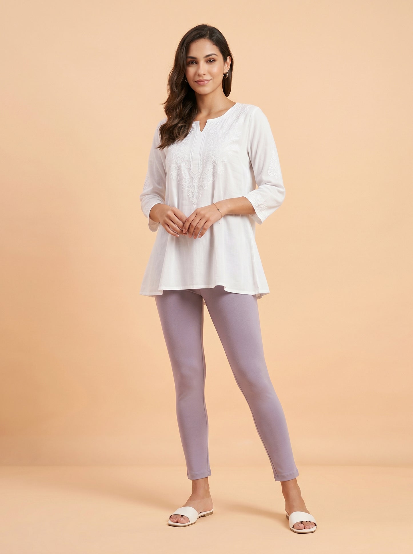 EMI - Ankle Length Livaeco™ Viscose Leggings - Lavender