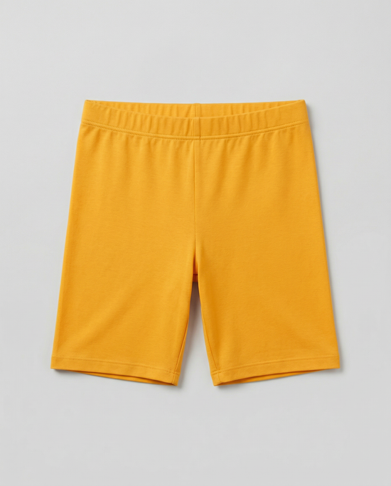 EMI Ultra-Soft Livaeco™ Viscose Shorts for Girls – Bright Mari Gold