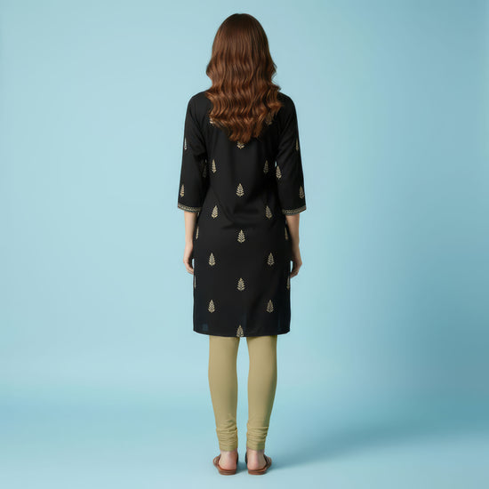 QT -  Churidar Leggings - Biscut
