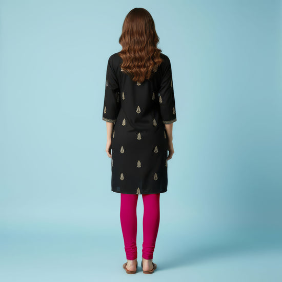 QT -  Churidar Leggings -Magentha