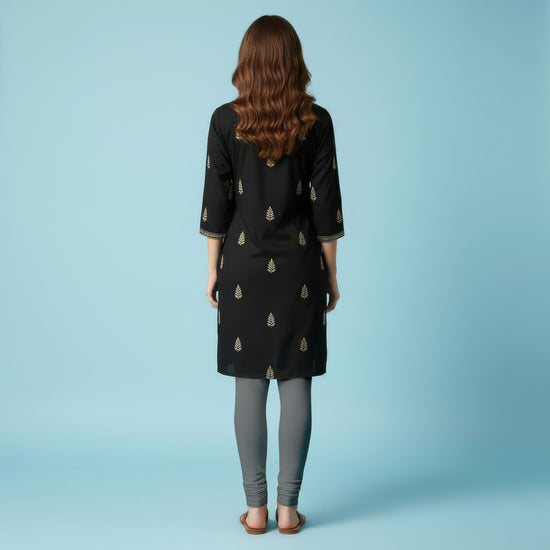 QT -  Churidar Leggings -Cemenr