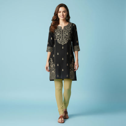 QT -  Churidar Leggings - Biscut