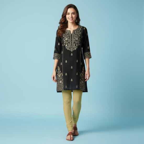 QT -  Churidar Leggings - Biscut