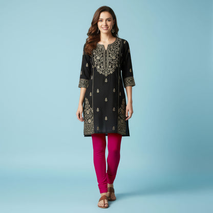 QT -  Churidar Leggings -Magentha