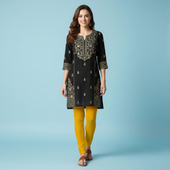 QT -  Churidar Leggings -Mango