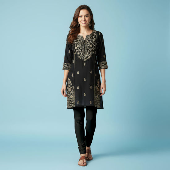 QT -  Churidar Leggings - Black