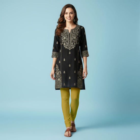 QT -  Churidar Leggings -Mustard