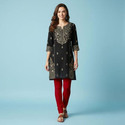 QT -  Churidar Leggings - Red