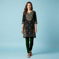 QT -  Churidar Leggings - Forest Green