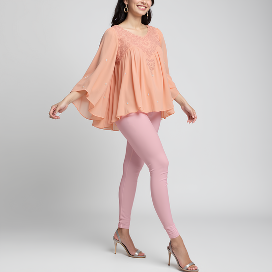 EMI -  Churidar Livaeco™ Viscose Leggings - Pink