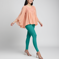 EMI -  Churidar Livaeco™ Viscose Leggings - peacock blue