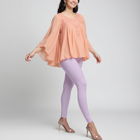 EMI -  Churidar Livaeco™ Viscose Leggings - Lavender