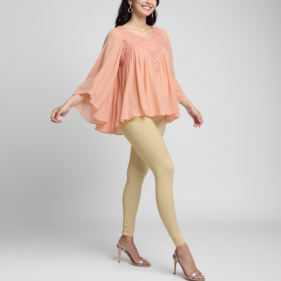 EMI -  Churidar Livaeco™ Viscose Leggings - Beige