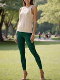 EMI - Ankle Length Livaeco™ Viscose Leggings - Bottle Green