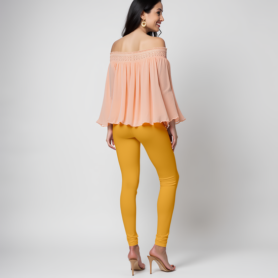 EMI -  Churidar Livaeco™ Viscose Leggings - Bright Marri Gold