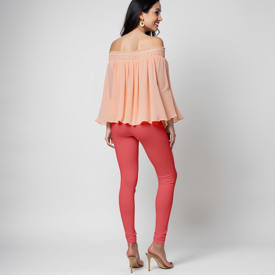 EMI -  Churidar Livaeco™ Viscose Leggings -  Poinsettia