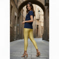 QT Ankle Shimmer Leggings - Gold