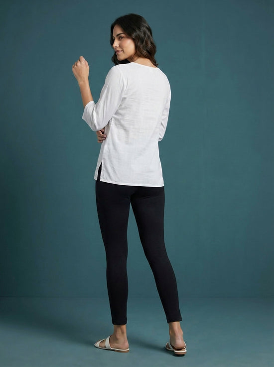 EMI - Ankle Length Livaeco™ Viscose Leggings - Black