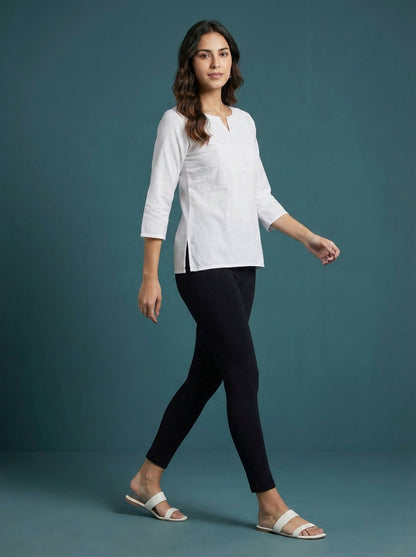 EMI - Ankle Length Livaeco™ Viscose Leggings - Black