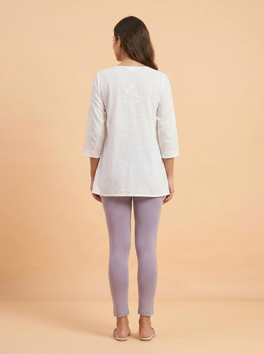 EMI - Ankle Length Livaeco™ Viscose Leggings - Lavender