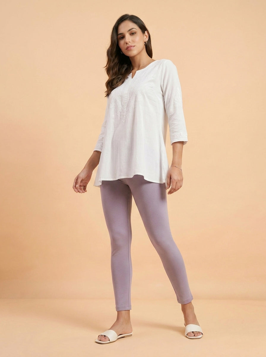EMI - Ankle Length Livaeco™ Viscose Leggings - Lavender