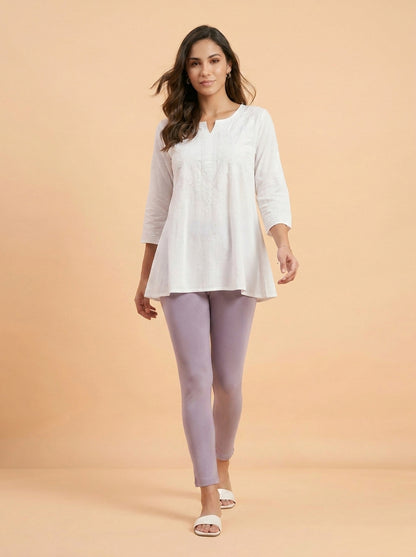 EMI - Ankle Length Livaeco™ Viscose Leggings - Lavender