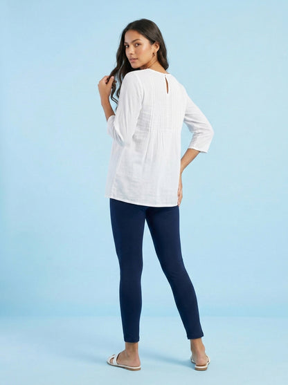 EMI - Ankle Length Livaeco™ Viscose Leggings - Navy