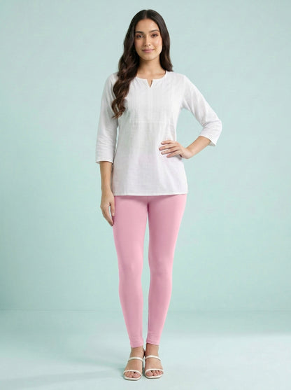 EMI - Ankle Length Livaeco™ Viscose Leggings - Pink