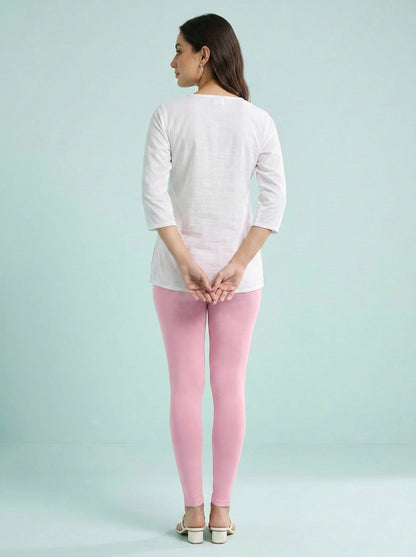 EMI - Ankle Length Livaeco™ Viscose Leggings - Pink