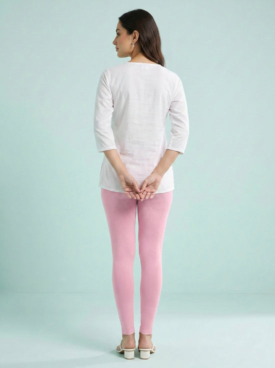 EMI - Ankle Length Livaeco™ Viscose Leggings - Pink
