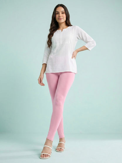 EMI - Ankle Length Livaeco™ Viscose Leggings - Pink