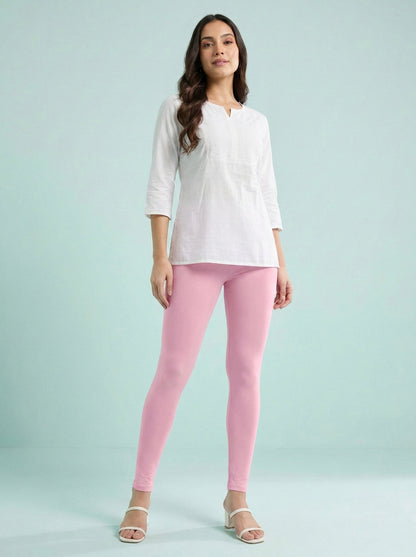 EMI - Ankle Length Livaeco™ Viscose Leggings - Pink