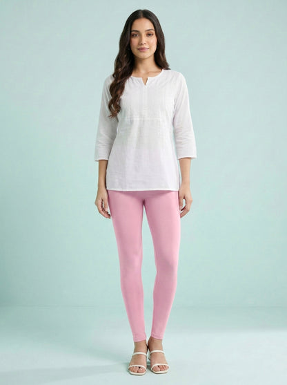 EMI - Ankle Length Livaeco™ Viscose Leggings - Pink