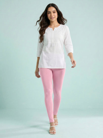 EMI - Ankle Length Livaeco™ Viscose Leggings - Pink
