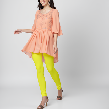 EMI -  Churidar Livaeco Viscose Leggings -  Butter Cup