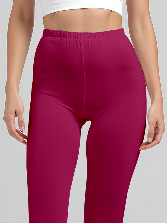 EMI - Ankle Length Livaeco™ Viscose Leggings - Fuchsia