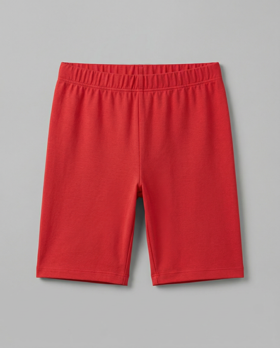 EMI Ultra-Soft Livaeco™ Viscose Shorts for Girls– Poinsettia