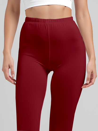 EMI - Ankle Length Livaeco™ Viscose Leggings - Scarlet