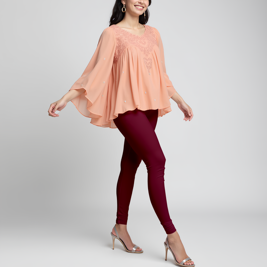 EMI -  Churidar Livaeco™ Viscose Leggings - French Wine