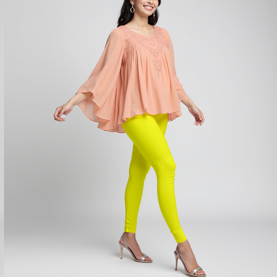 EMI -  Churidar Livaeco™ Viscose Leggings -  Butter Cup