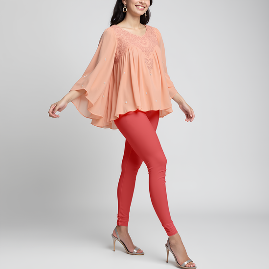 EMI -  Churidar Livaeco™ Viscose Leggings -  Poinsettia